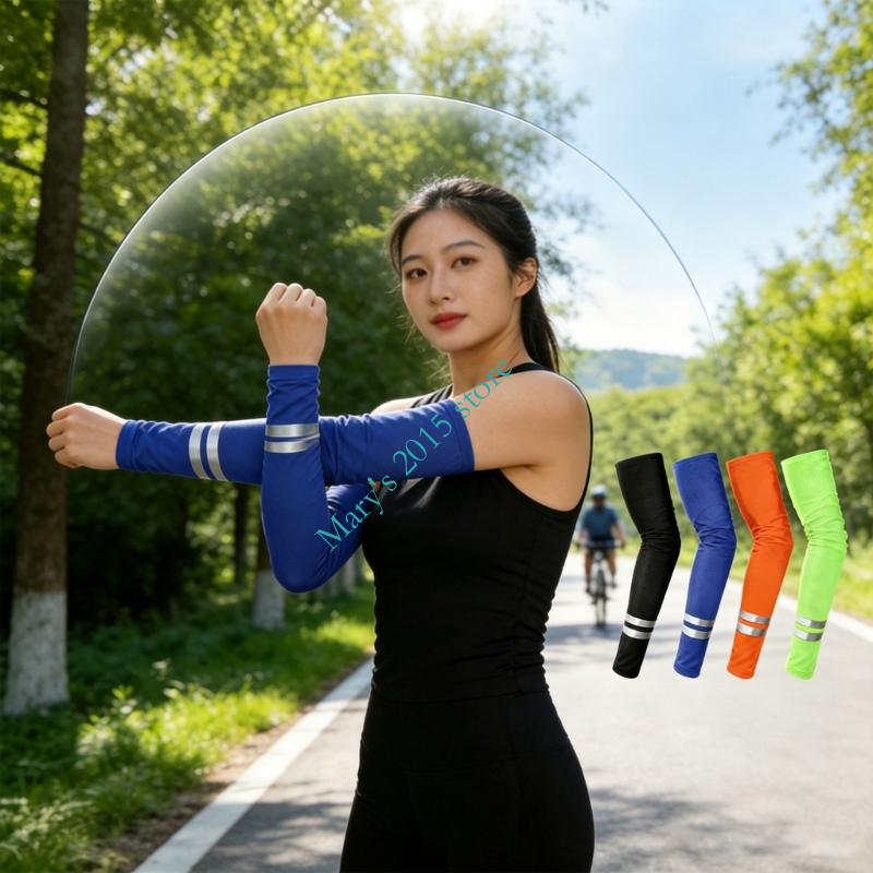 45cm Reflective Sun Arm Sleeve - Running Gear On 评论和价格